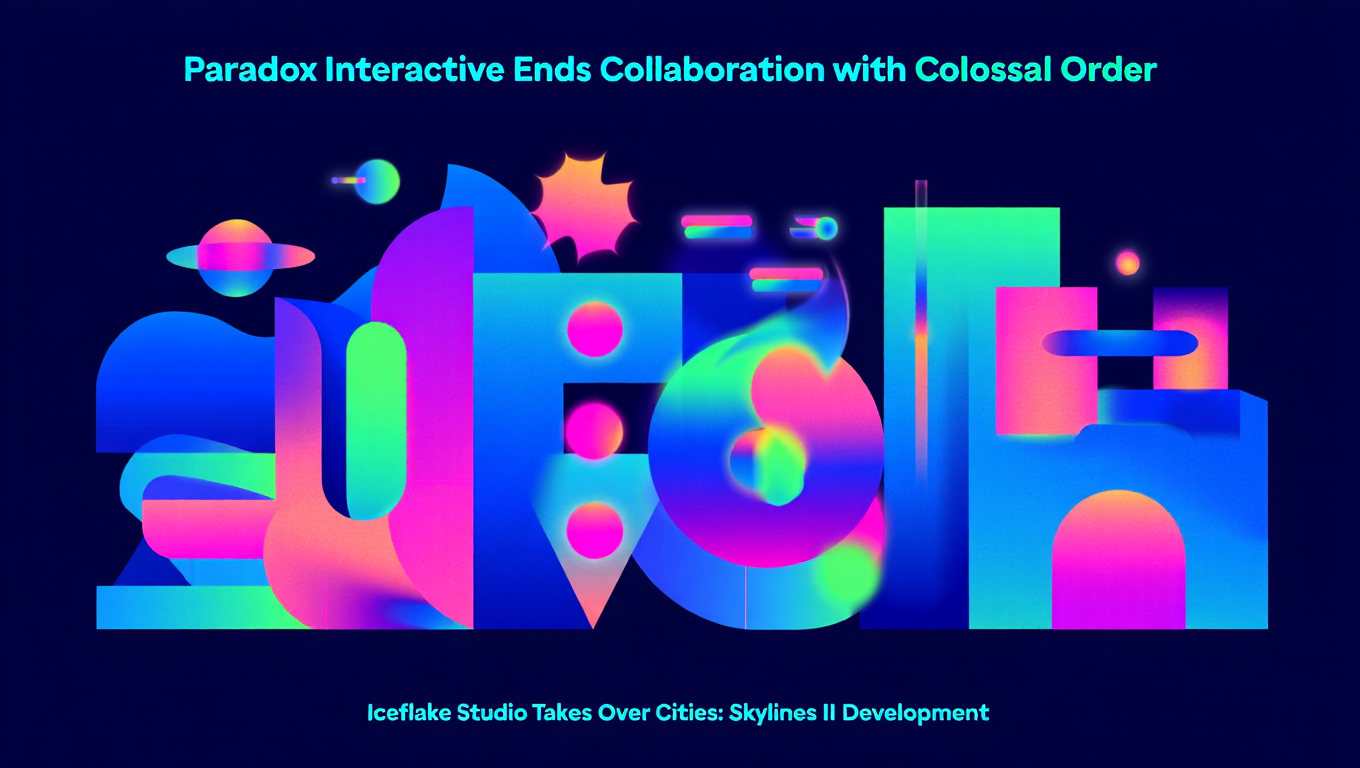 Neon Geo style generated image