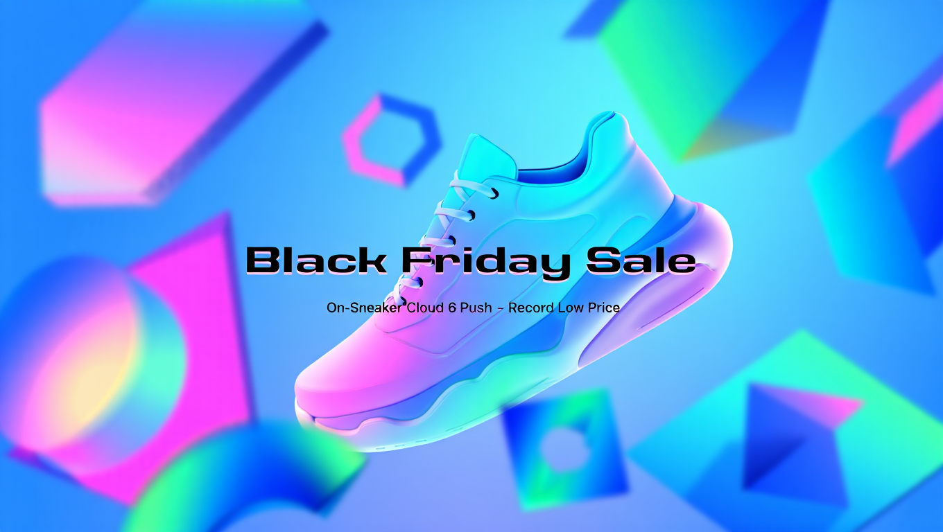 Neon Geo style generated image