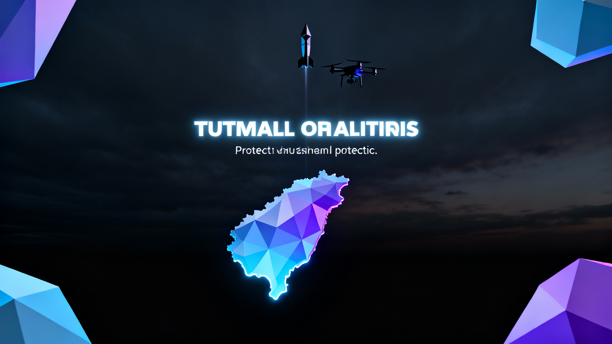 Tech Banner style generated image